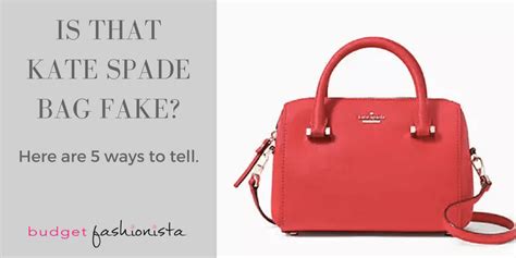 how to identify a fake kate spade bag|kate spade authenticity check.